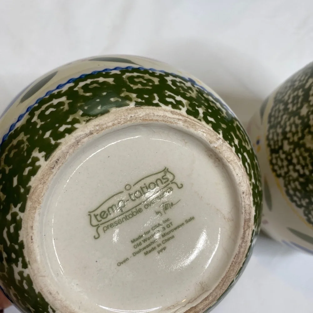 TEMP-TATIONS By Tara Old World Green  Piece Canister Set with Lids - A101121 - Picture 2 of 11